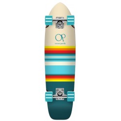 OCEAN PACIFIC CRUISER SWELL OFF WHITE TEAL 8.25 X 31
