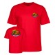 POWELL PERALTA T-SHIRT JR OVAL DRAGON RED