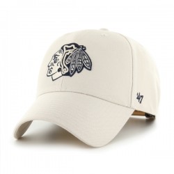 47 BRAND CASQUETTE NHL CHICAGO BLACKHAWKS MVP SNAPBACK BONES