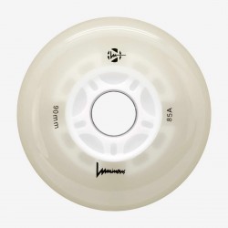  LUMINOUS ROUE LED 90MM WHITE GLOW GREEN LED