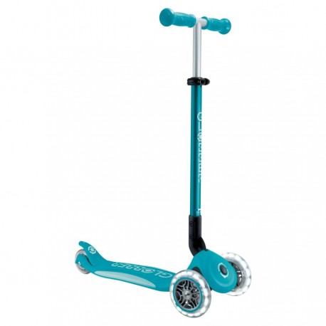 GLOBBER TROTTINETTE ENFANT PRIMO LIGHTS SARCELLE BLUE