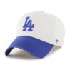 47 BRAND CASQUETTE MLB LOS ANGELES DODGERS CLEANUP GRAND STAND BONE 