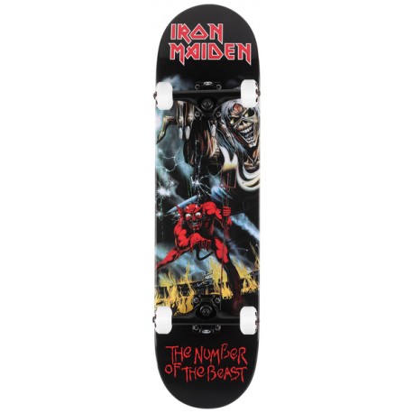  ZERO SKATE COMPLET 8.0 IRON MAIDEN NUMBER OF THE BEAST