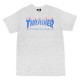 THRASHER T-SHIRT  FLAME ASH GREY 