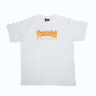 THRASHER T-SHIRT JR FLAME BLACK