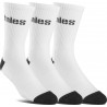 ETNIES CHAUSSETTES STENCIL ICON PACK 3 WHITE 