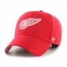 47 BRAND CASQUETTE NHL DETROIT RED WINGS MVP RED