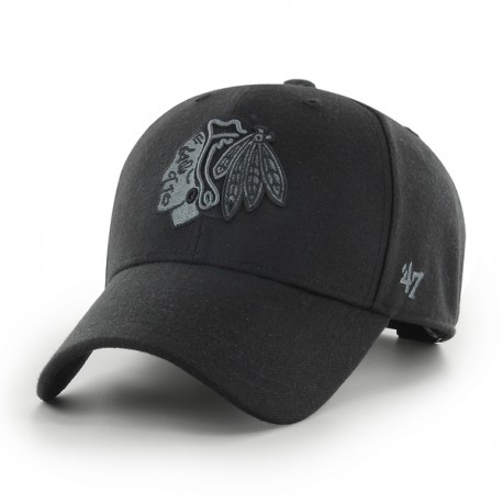 47 BRAND CASQUETTE NHL CHICAGO BLACKHAWKS BRANSON BLACK2