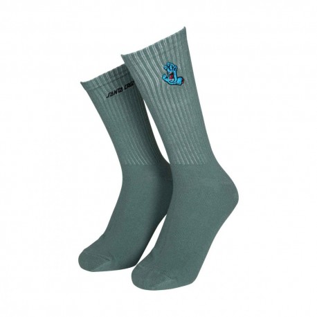 SANTA CRUZ CHAUSSETTES SCREAMING MINI HAND STONE GREY
