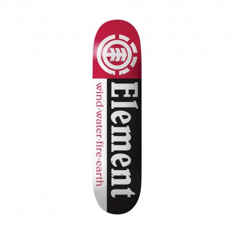 ELEMENT PLATEAU SECTION 8.25 BLACK WHITE RED