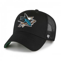 47 BRAND CASQUETTE NHLSAN JOSE SHARKS MVP BLACK 