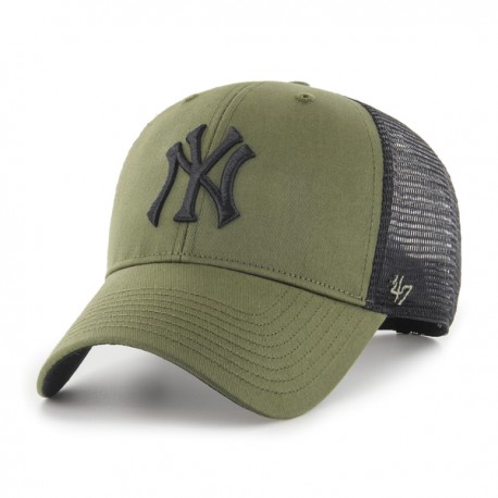 47 BRAND CASQUETTE MLB NEW YORK YANKEES MVP SNAPBACK DK GREY