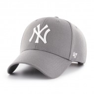 47 BRAND CASQUETTE MLB NEW YORK YANKEES MVP SNAPBACK DK GREY