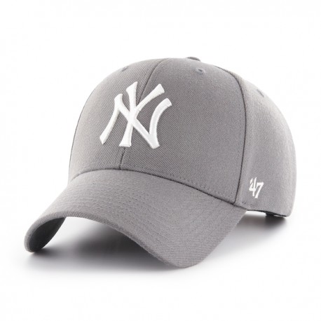 47 BRAND CASQUETTE MLB NEW YORK YANKEES MVP SNAPBACK DK GREY