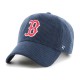 47 BRAND CASQUETTE MLB BOSTON RED SOX THICK CORD CLEAN UP NAVY