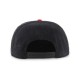 47 BRAND CASQUETTE MLB BOSTON RED SOX THICK CORD CAPTAIN BLACK