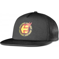 ETNIES SANTA CRUZ CASQUETTE FLAME TRUCKER BLACK