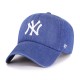 47 BRAND CASQUETTE MLB NEW YORK YANKEES LENNON CLEAN UP TIMBER BLUE