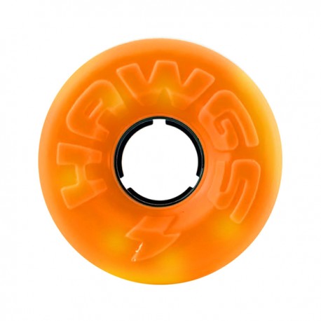 HAWGS WHEELS ROUES 60MM LIL EASY 78A ORANGE YELLOW