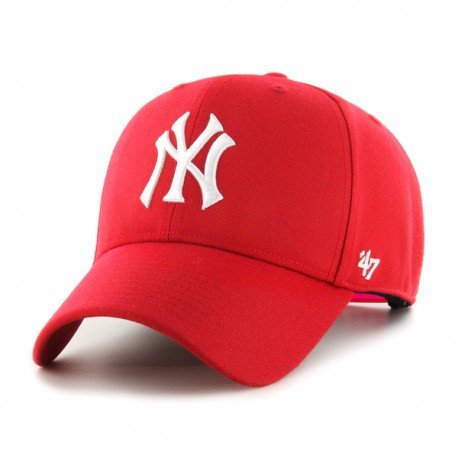 47 BRAND CASQUETTE MLB NEW YORK YANKEES MVP SNAPBACK DK GREY