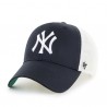 47 BRAND CASQUETTE MLB NEW YORK YANKEES MVP BRANSON BLACK