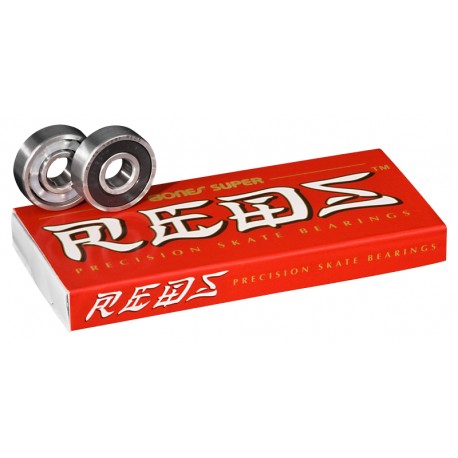 Jeu De 8 Roulements – Bones (Reds) – – News Skateboard