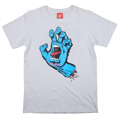 SANTA CRUZ T-SHIRT JUNIOR SCREAMING HAND NOIR