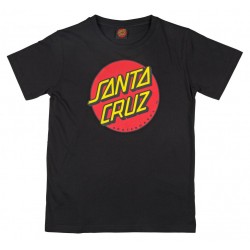 SANTA CRUZ T-SHIRT JUNIOR DOT NOIR