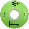 LUMINOUS ROUE ROLLER QUAD 62MM GREEN GLOW
